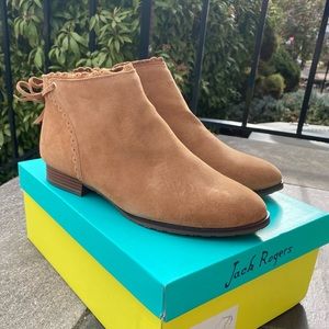 NWT Waterproof Jack Rogers Suede Booties